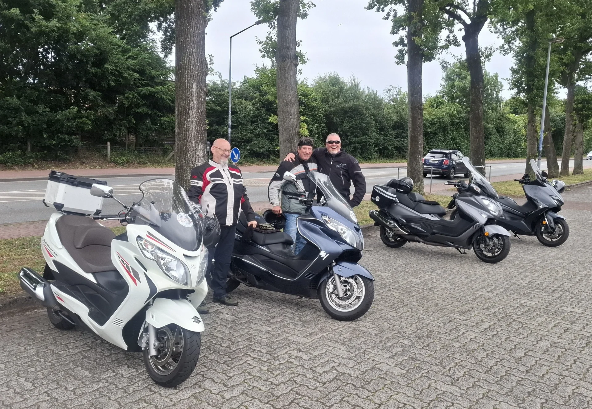 Rollerfreunde Prignitz machen zwischenstopp in Hartenholm
