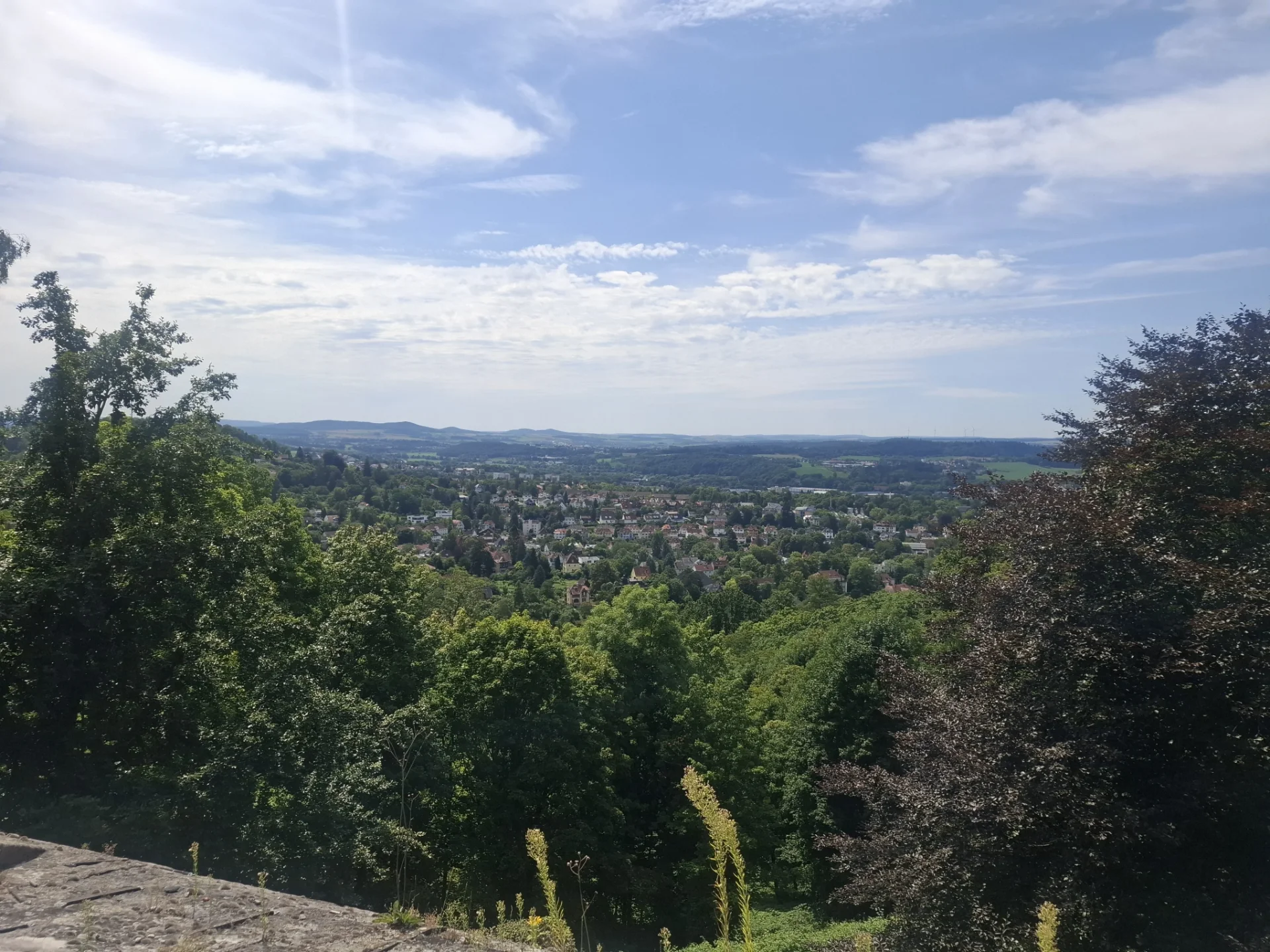 Sonniges Wetter und gute Aussicht