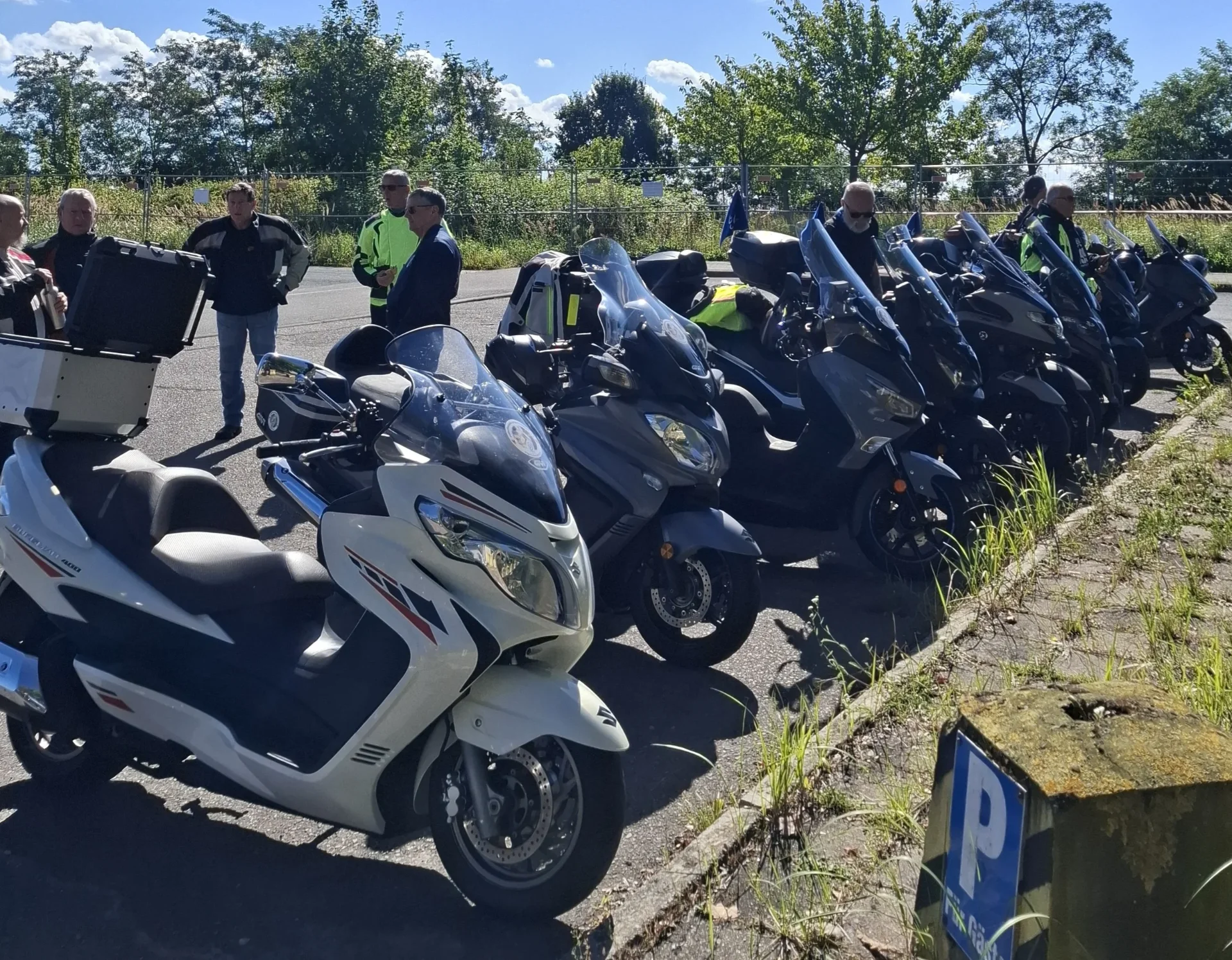 Rollerfreunde Prignitz auf den Weg zu den Alster Rollern