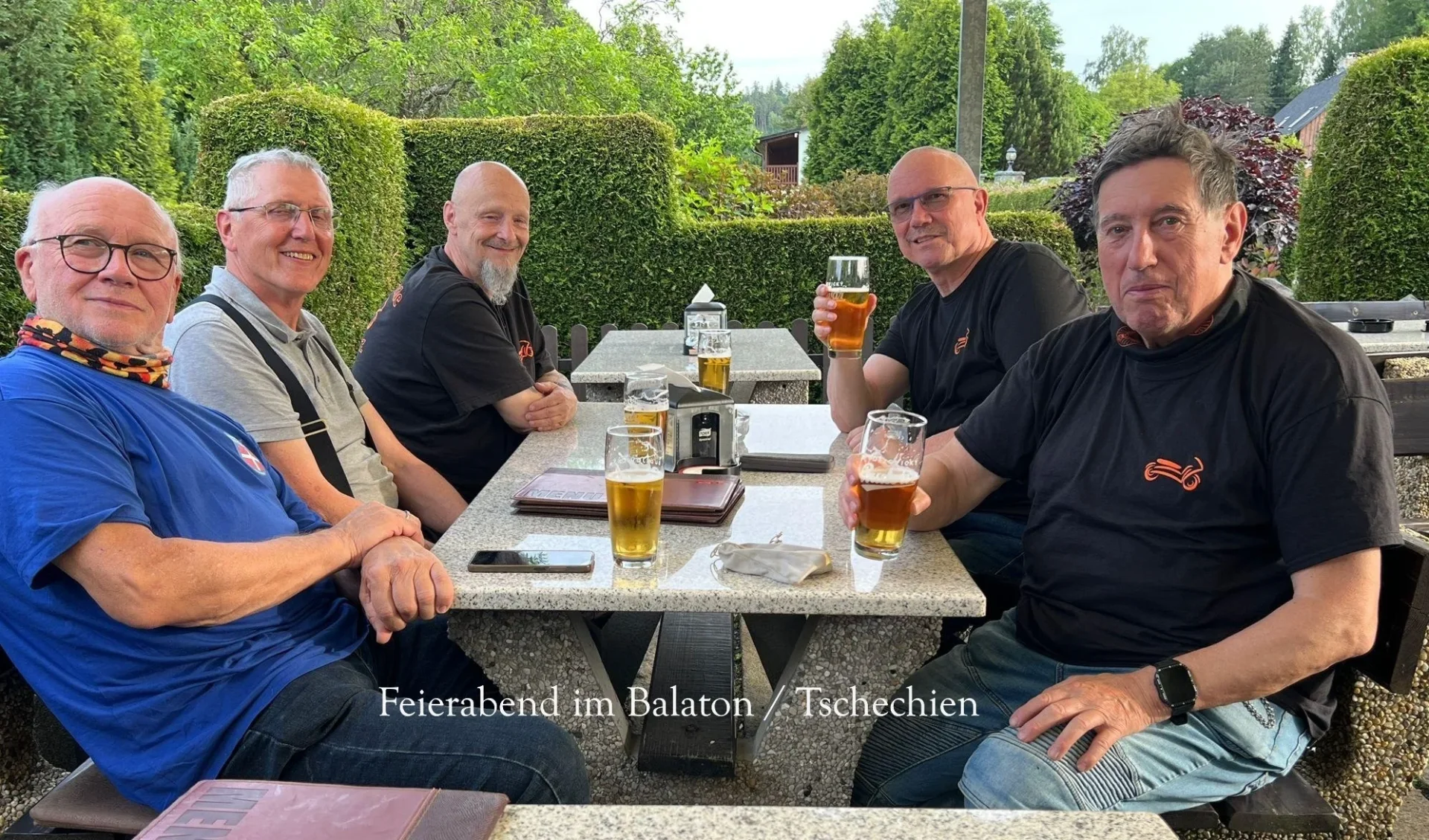 Feierabend im Gasthaus Balaton in Tschechien
