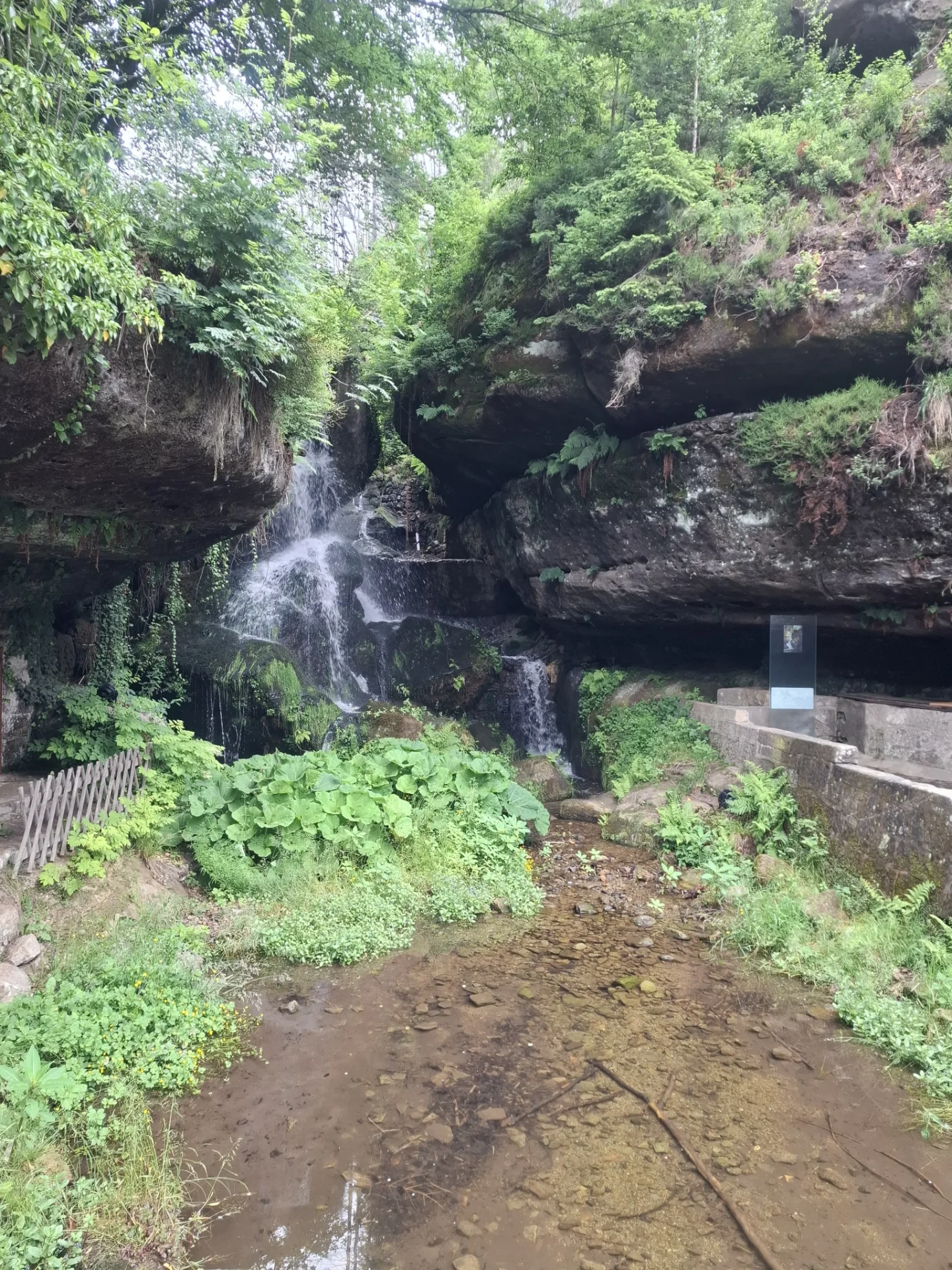Wasserfall im Kirnitzschtal