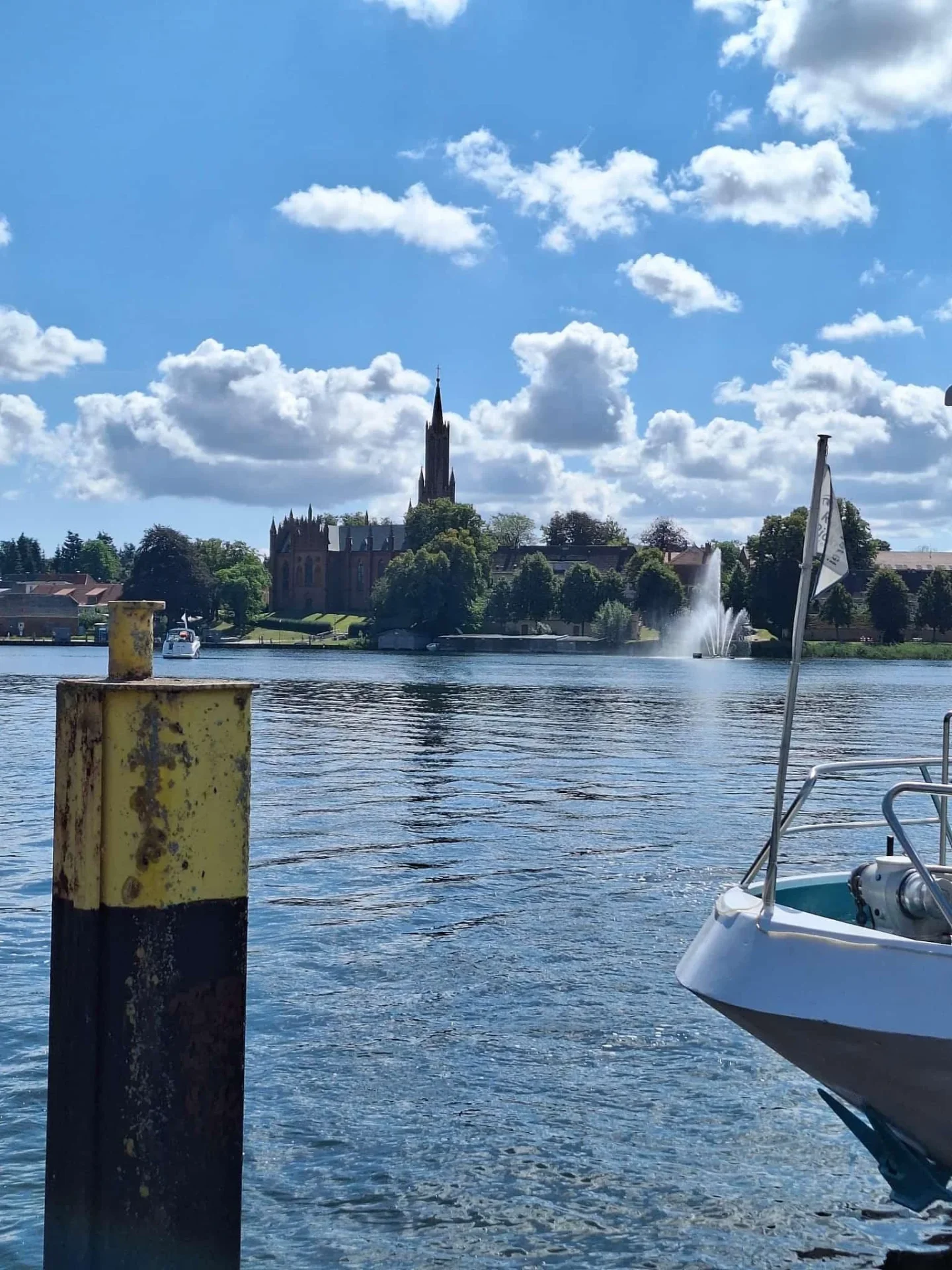 Blick über den See in Malchow