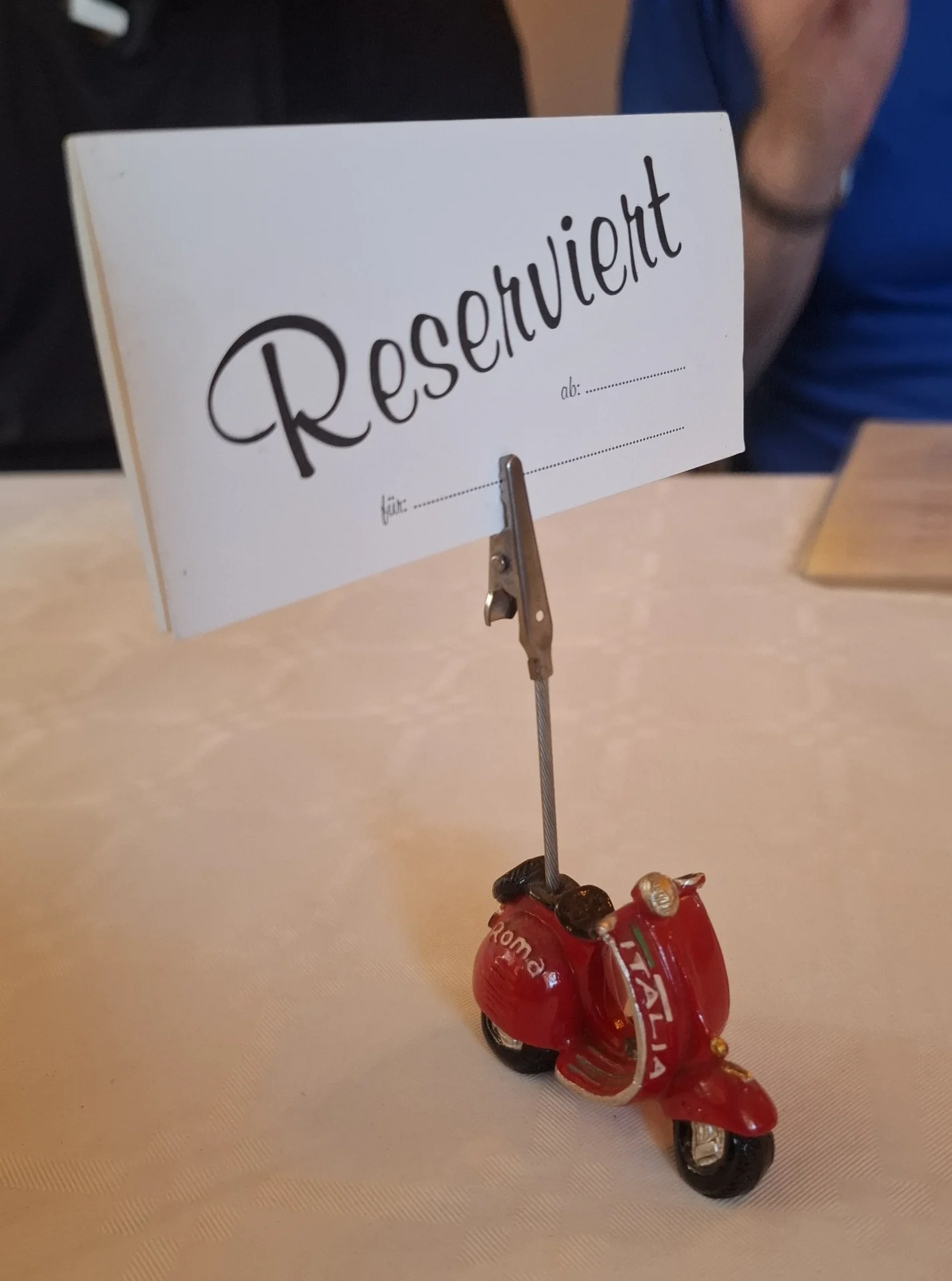 Reserviert für die Rollerfreunde Prignitz